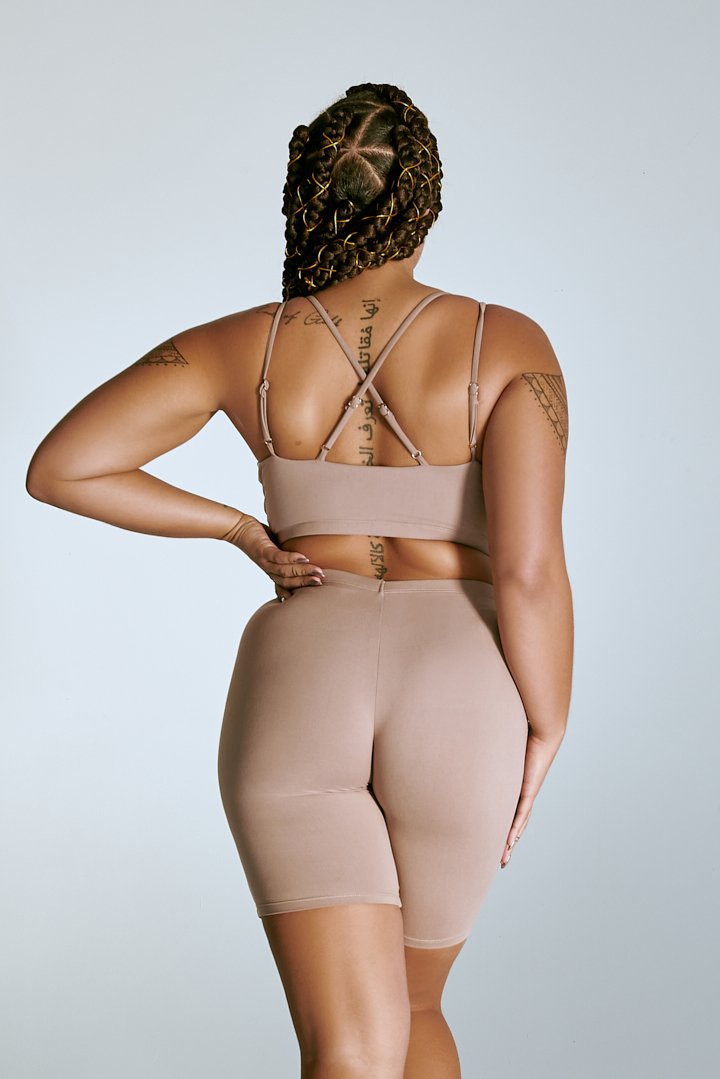 Creatures of XIX LuxLounge Triangle Top - Taupe-Creatures of XIX-Pole Junkie