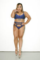 Creatures of XIX Classique Triangle Bralette - Navy-Creatures of XIX-Pole Junkie