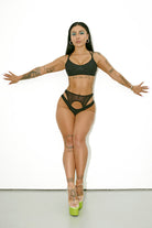 Creatures of XIX Classique Triangle Bralette - Black-Creatures of XIX-Pole Junkie