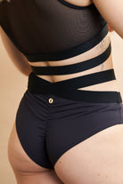 Lunalae Naomi Scoop Neck Top - Recycled Black-Lunalae-Pole Junkie