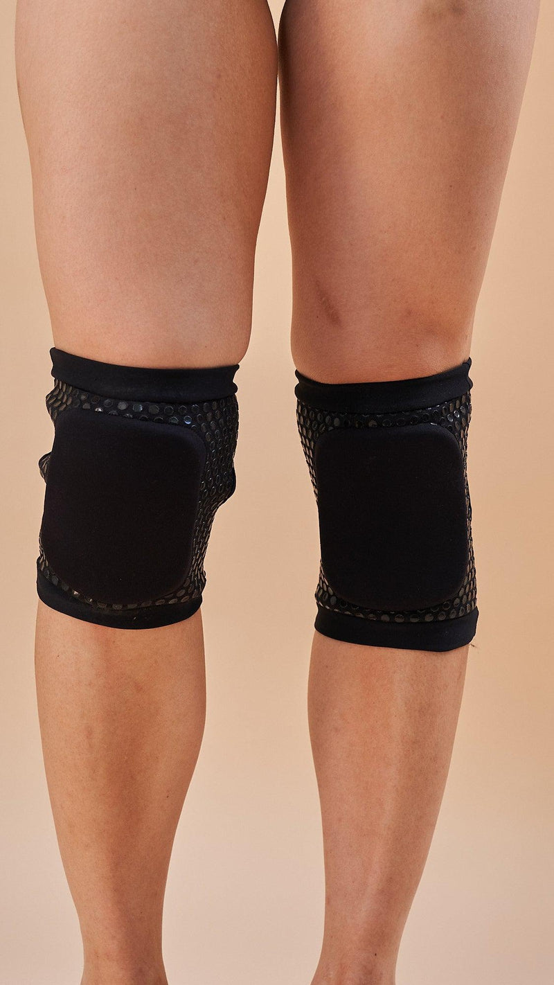 Lunalae Sticky Slim Look Kneepads - Black-Lunalae-Pole Junkie