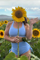 The Enviro Co. Drawstring Shorts - Sky blue-Enviro Grip-Pole Junkie