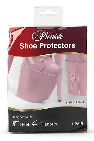 Pleaser USA Shoe Protectors 8inch - Patent Baby Pink-Pleaser USA-Pole Junkie