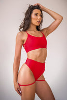 Pole Addict Isla Top - Red-Pole Addict-Pole Junkie