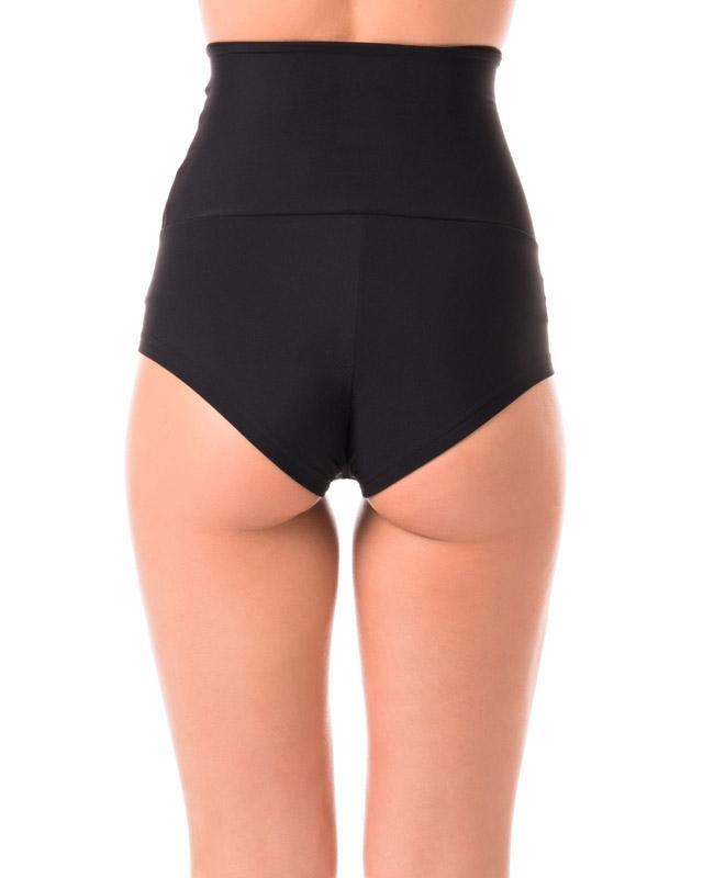 Dragonfly Betty High-Waisted Shorts - Black-Dragonfly-Pole Junkie
