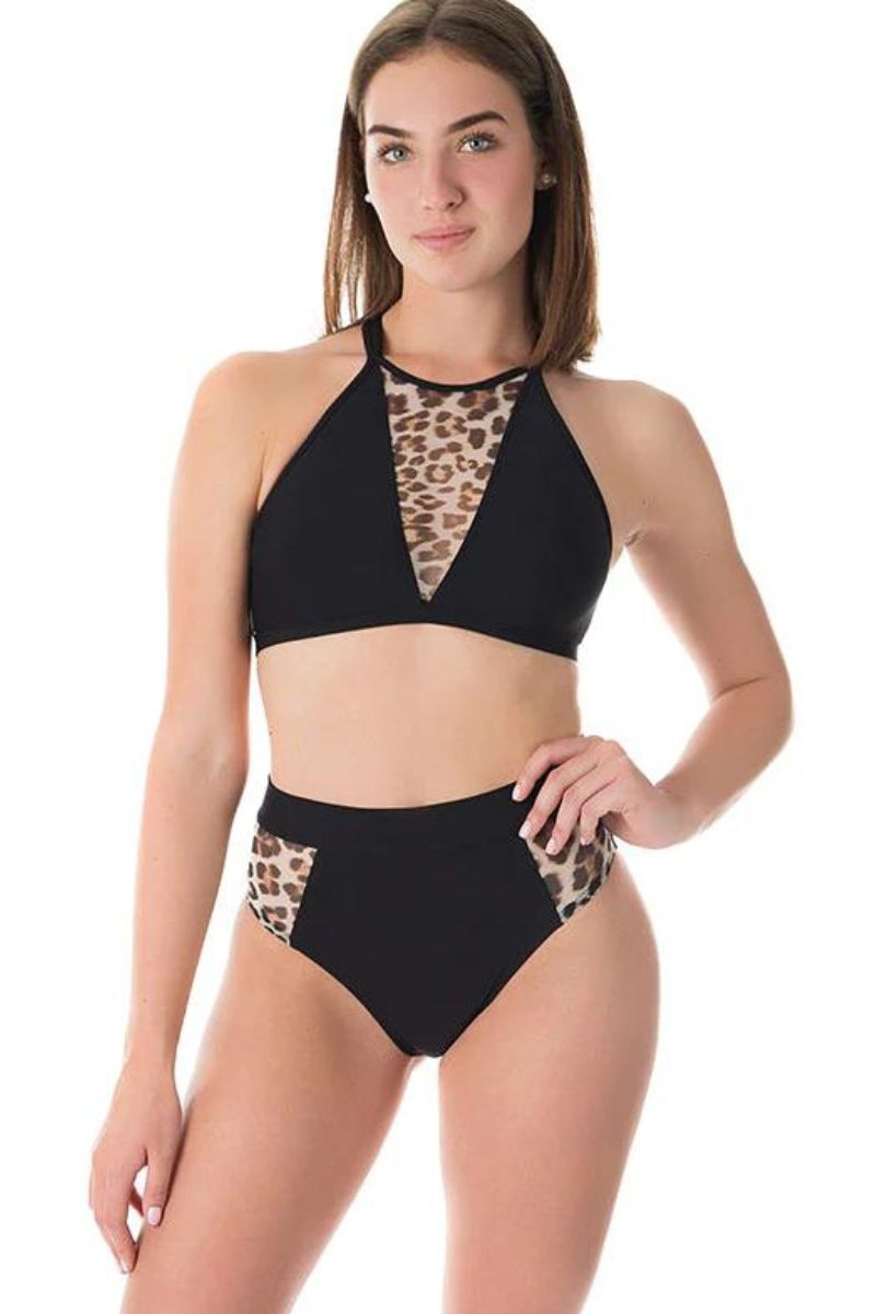 Dragonfly Molly Shorts - Leopard Mesh-Dragonfly-Pole Junkie