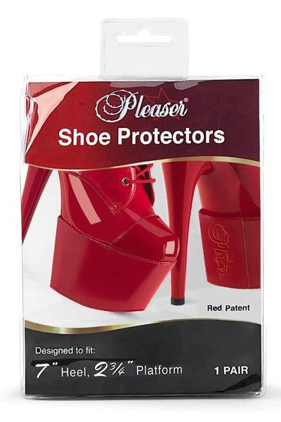 Pleaser USA Shoe Protectors 7inch Patent Red – Pole Junkie (EU)