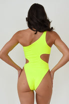 Pole Addict Mesmerized Bodysuit - Neon Yellow-Pole Addict-Pole Junkie