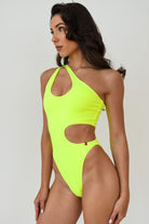 Pole Addict Mesmerized Bodysuit - Neon Yellow-Pole Addict-Pole Junkie