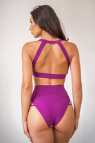 Pole Addict Isla Open Back Top - Lila-Pole Addict-Pole Junkie