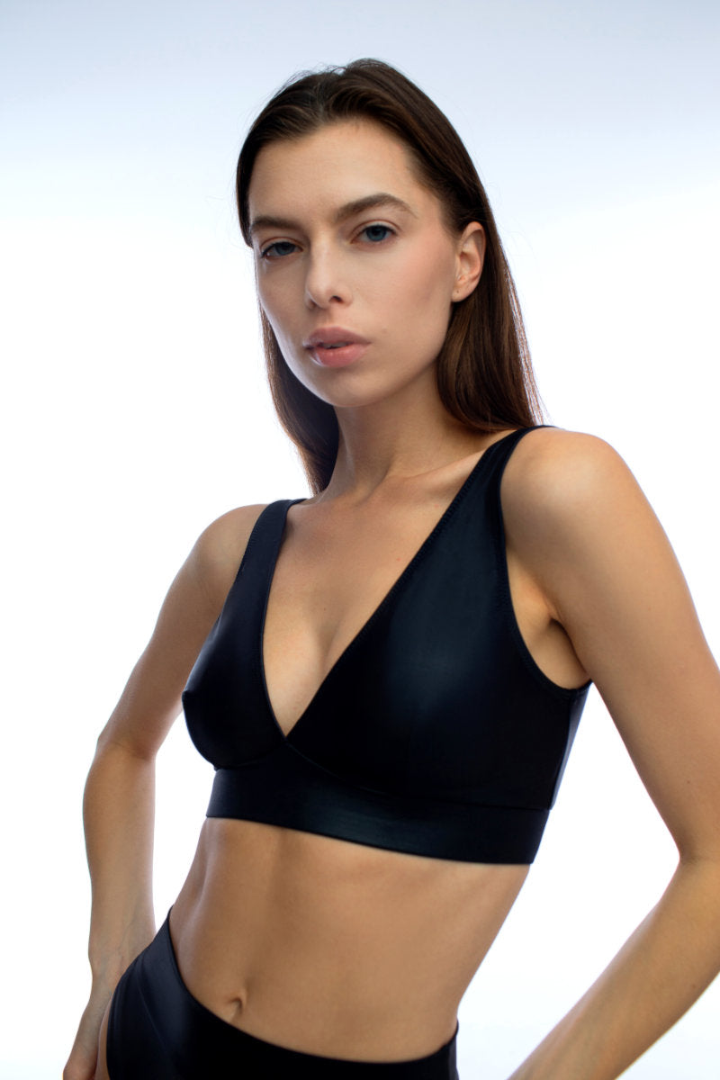 Shark Polewear Penelope Top - Obsidian-Shark Polewear-Pole Junkie