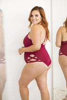 Lunalae Yoncé Bodysuit - Wine-Lunalae-Pole Junkie
