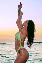 CXIX Aphrodite Bodysuit - Tinkerbell Green-Creatures of XIX-Pole Junkie