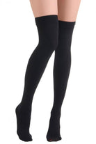 Lunalae Thigh High Socks - Black-Lunalae-Pole Junkie