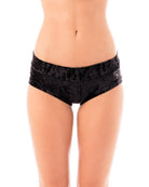 Dragonfly Hot Pants - Velvet Black-Dragonfly-Pole Junkie