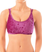 Dragonfly Velvet Nicole Top - Ruby-Dragonfly-Pole Junkie