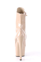 Pleaser USA Adore-1020 7inch Pleaser Boots - Patent Beige-Pleaser USA-Pole Junkie