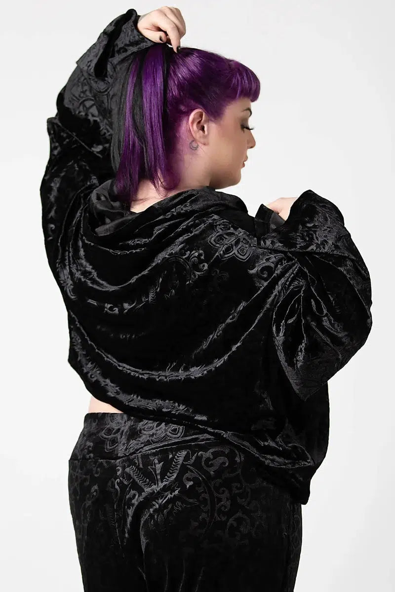 Killstar top cropped hoodie