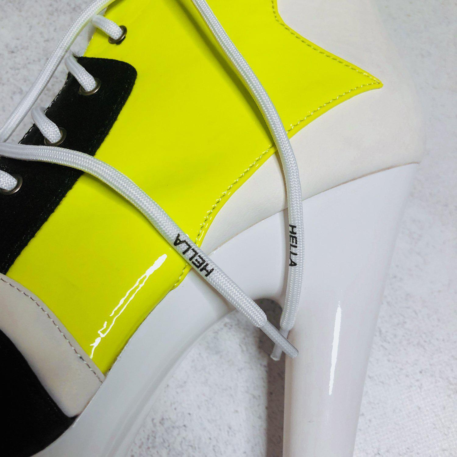 Hella Heels EmpireKicks Sneaker 8inch Boots - Atomic-Hella Heels-Pole Junkie