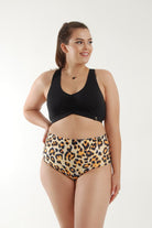 Pole Addict High Waisted Shorts - Sunrise Leopard-Pole Addict-Pole Junkie