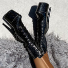 Hella Heels The Glitterati 7inch Boots - Sin City-Hella Heels-Pole Junkie