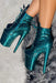Hella Heels The Glitterati 8inch Ankle Boots - Ocean Eyes-Hella Heels-Pole Junkie