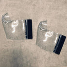 Hella Heels Classique Shoe Protector - Clear (Black back)-Hella Heels-Pole Junkie