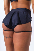 Sorte Diva Secret Skirt Bottoms - Black-Sorte-Pole Junkie