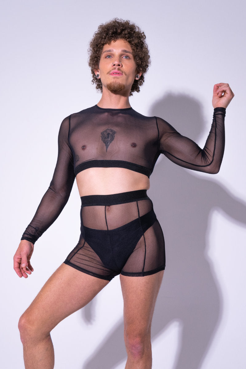 Sorte Twilight Top - Black-Sorte-Pole Junkie