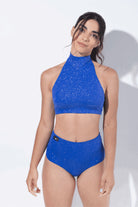 RAD Eve Shorts - Blue Glitter-RAD-Pole Junkie