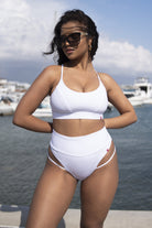 Pole Addict Isla Top - Bianco-Pole Addict-Pole Junkie