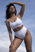 Pole Addict Femme Blanc Shorts - White-Pole Addict-Pole Junkie