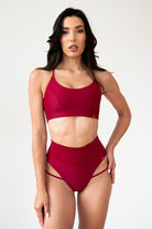 Pole Addict Isla Top - Wine-Pole Addict-Pole Junkie