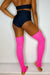 Thigh High Legwarmers - Neon Pink-Pole Junkie-Pole Junkie