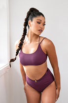 Lunalae Amelia Top - Recycled Mulberry-Lunalae-Pole Junkie