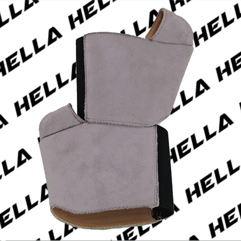 Hella Heels Classique Shoe Protector - Light Grey Faux Suede-Hella Heels-Pole Junkie