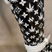 Hella Heels Branded Thigh High 8inch Boots - Black-Hella Heels-Pole Junkie