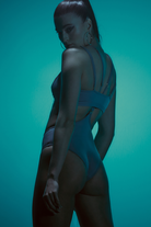 Hamade Activewear Strappy Top - Light Blue-Hamade Activewear-Pole Junkie