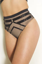 Tatiana Activewear Yuki Shorts - Black Mesh-Tatiana Activewear-Pole Junkie