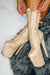 Hella Heels High BabyDoll 8inch Boots - Sand-Hella Heels-Pole Junkie