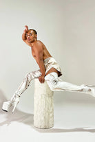 Hella Heels Renaissance Thicc Thigh High 8inch Boots - Hope-Hella Heels-Pole Junkie