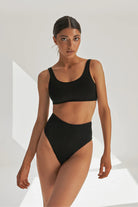 Hot Cakes Polewear High Waist Bottoms - Black Coffee-Hot Cakes-Pole Junkie