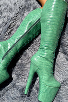 Hella Heels Killing Adam Knee High Boots - 8inch-Hella Heels-Pole Junkie