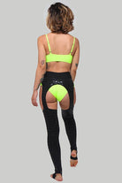 Creatures of XIX Gecko Grip Cowgirl Leggings - Black-Creatures of XIX-Pole Junkie