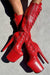 Hella Heels Out For Blood Knee High Boots - 8inch-Hella Heels-Pole Junkie