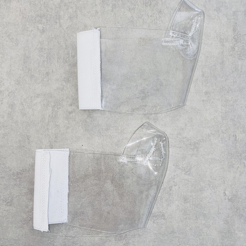 Hella Heels Classique Shoe Protector - Clear (White back)-Hella Heels-Pole Junkie