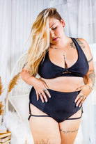 Chantay Polewear Wildbird Shorts - Noir-Chantay Polewear-Pole Junkie