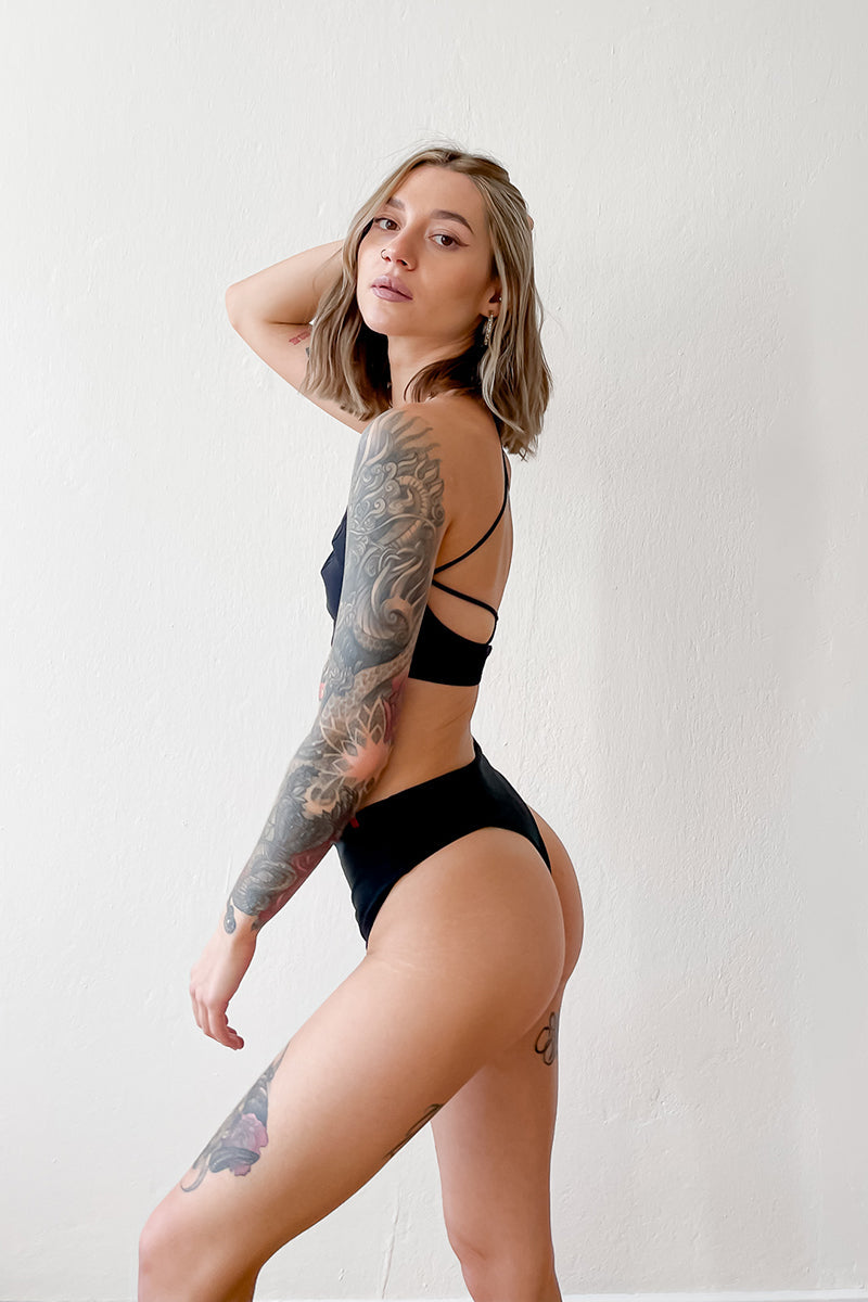 Pole Addict Bliss Shorts - Black-Pole Addict-Pole Junkie