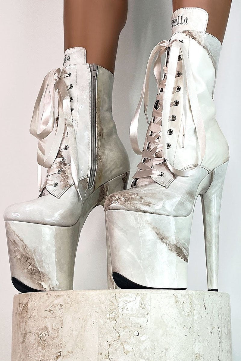 Hella Heels Renaissance 8inch Boots - Hope