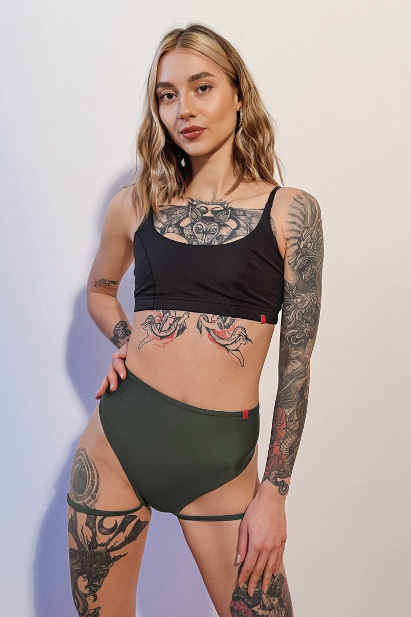 Pole Addict Bliss Top - Black-Pole Addict-Pole Junkie